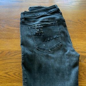 American Eagle deconstructed jeans. Size 10